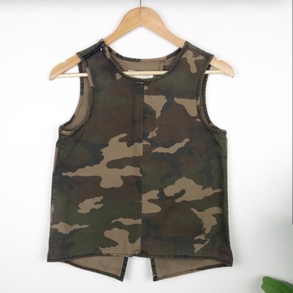Rag & Bone Jean Camo top